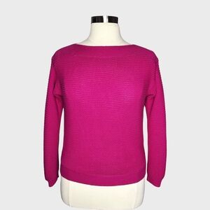 Lauren Ralph Lauren Textured Cotton Boatneck Sweater